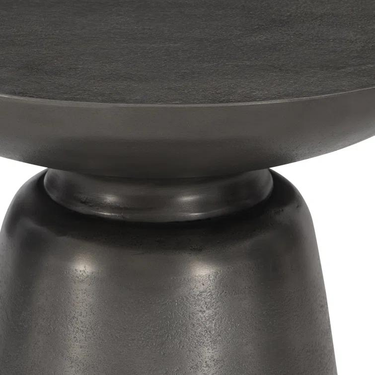 Bernhardt Catalan Round Metal Outdoor Side Table