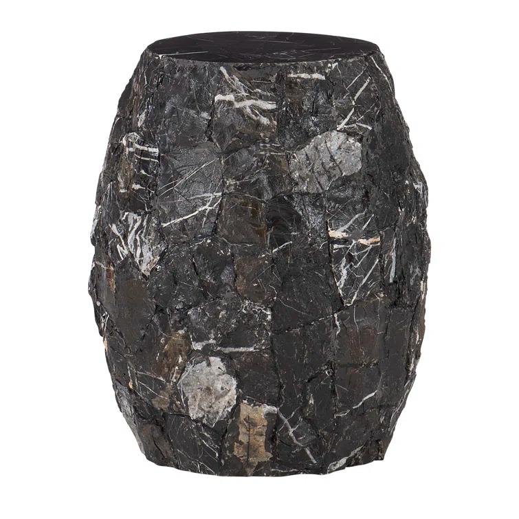 Bernhardt Tambora Round Concrete Outdoor Side Table