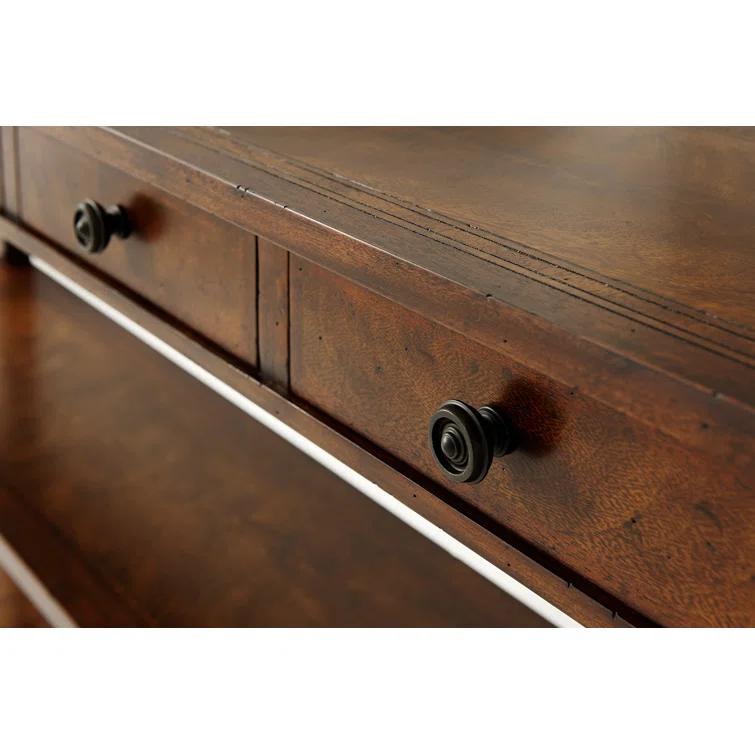 Brooksby French Provincial Cerejeira Mahogany Console Table with Storage