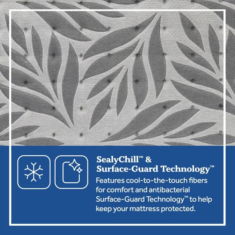 Sealy Posturepedic Plus 14" Plush Euro Pillow Top Innerspring Mattress