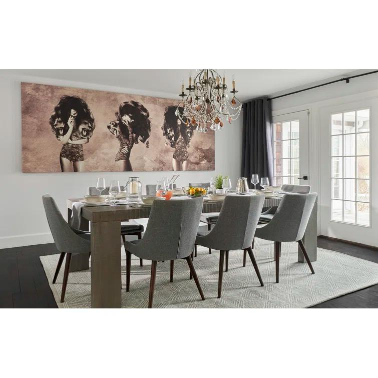 Momeni Mallorca Hand Hooked Wool Geometric Grey Area Rug 3'6" X 5'6"