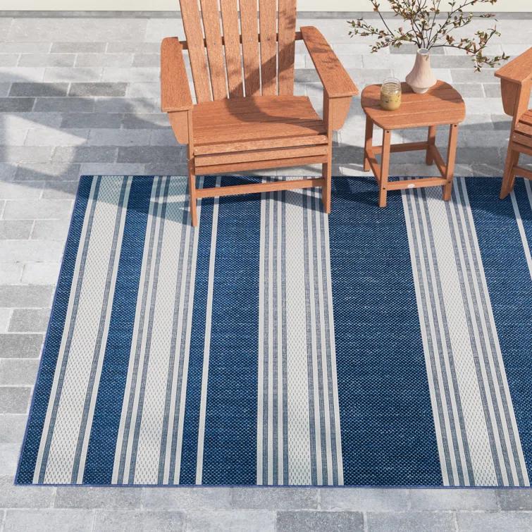 Romy Striped Indoor/Outdoor Area Rug