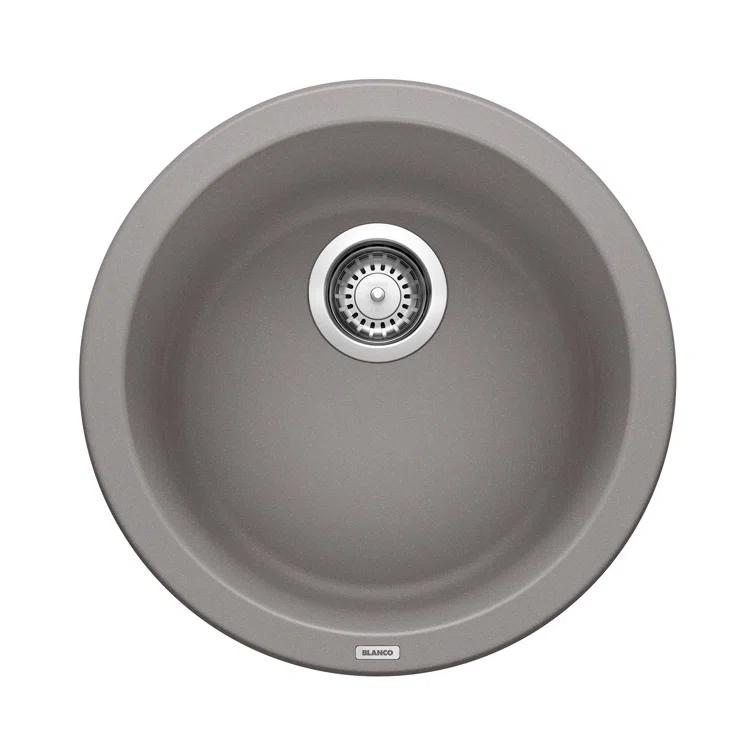 Rondo SILGRANIT 18" L x 18" W Drop-In/Undermount Bar Sink