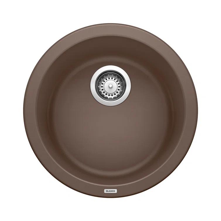 Rondo SILGRANIT 18" L x 18" W Drop-In/Undermount Bar Sink