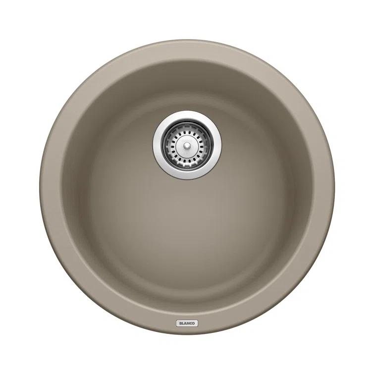 Rondo SILGRANIT 18" L x 18" W Drop-In/Undermount Bar Sink