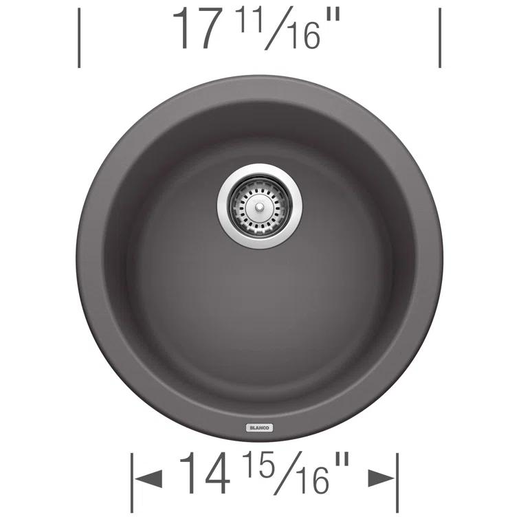 Rondo SILGRANIT 18" Dual Mount Bar Sink