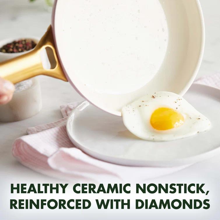 GreenPan Reserve Hard Anodized Healthy Ceramic Nonstick 10 Piece Cookware Set