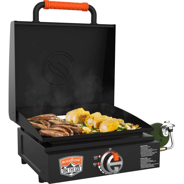 Blackstone On the Go 17" Tabletop Griddle with Hood