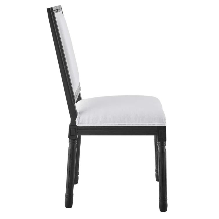 Modway Court French Vintage Upholstered Fabric Dining Side Chair