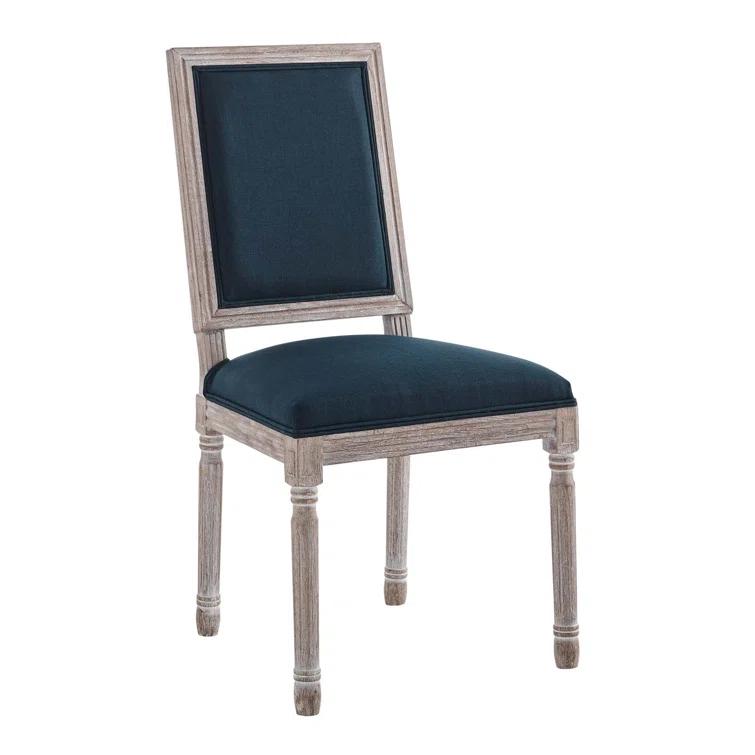 Modway Court French Vintage Upholstered Fabric Dining Side Chair