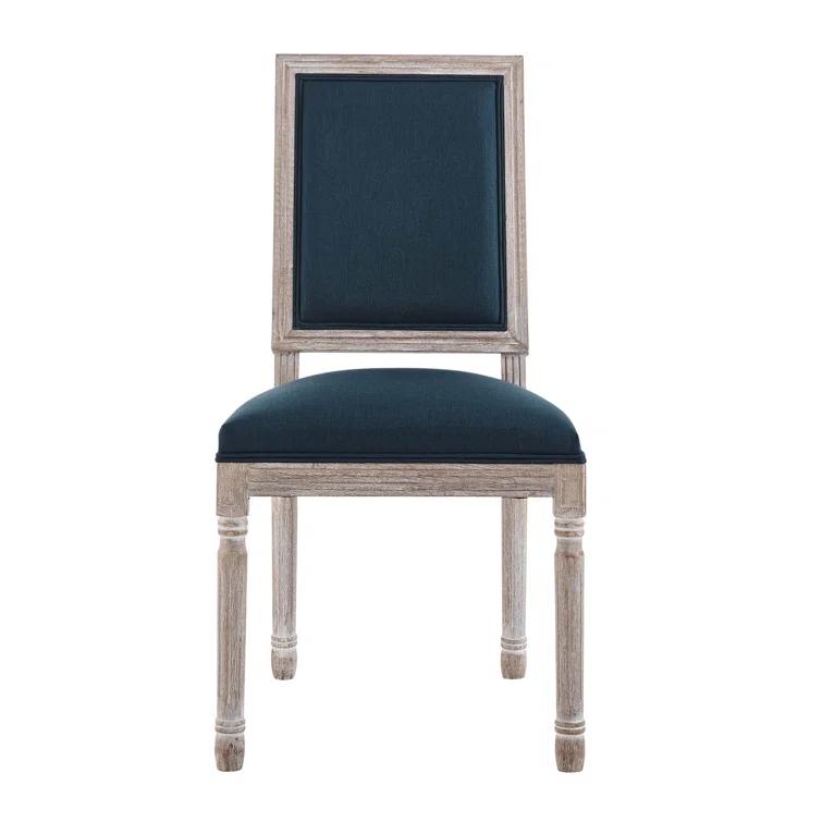 Modway Court French Vintage Upholstered Fabric Dining Side Chair