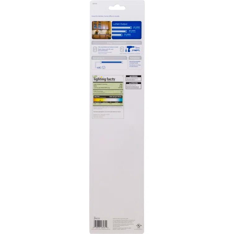 GE 26535 Enbrighten 16-inch On/Off Plug-In LED Under Cabinet Light Fixture