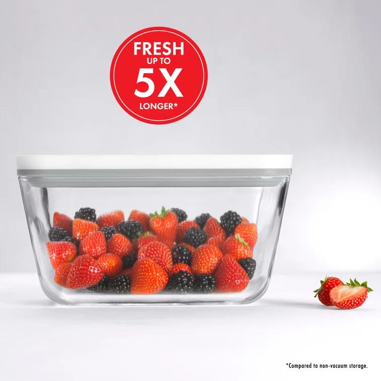 ZWILLING J.A. Henckels ZWILLING Fresh & Save 3-Piece Glass Food Storage Container, Meal Prep Container- Assorted Sizes