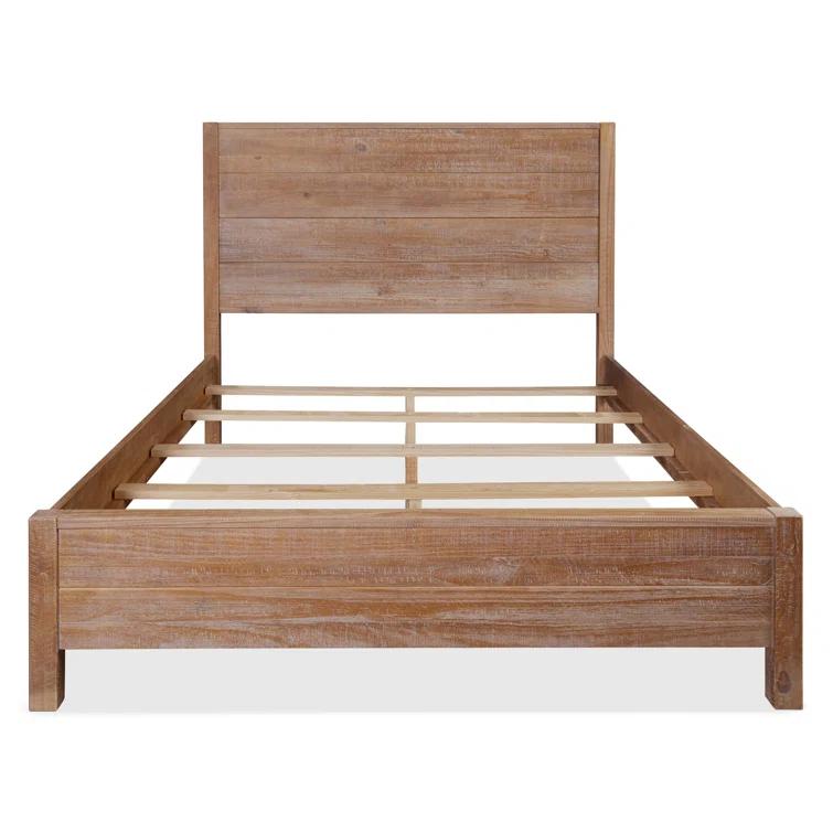 Montauk Solid Wood Panel Bed