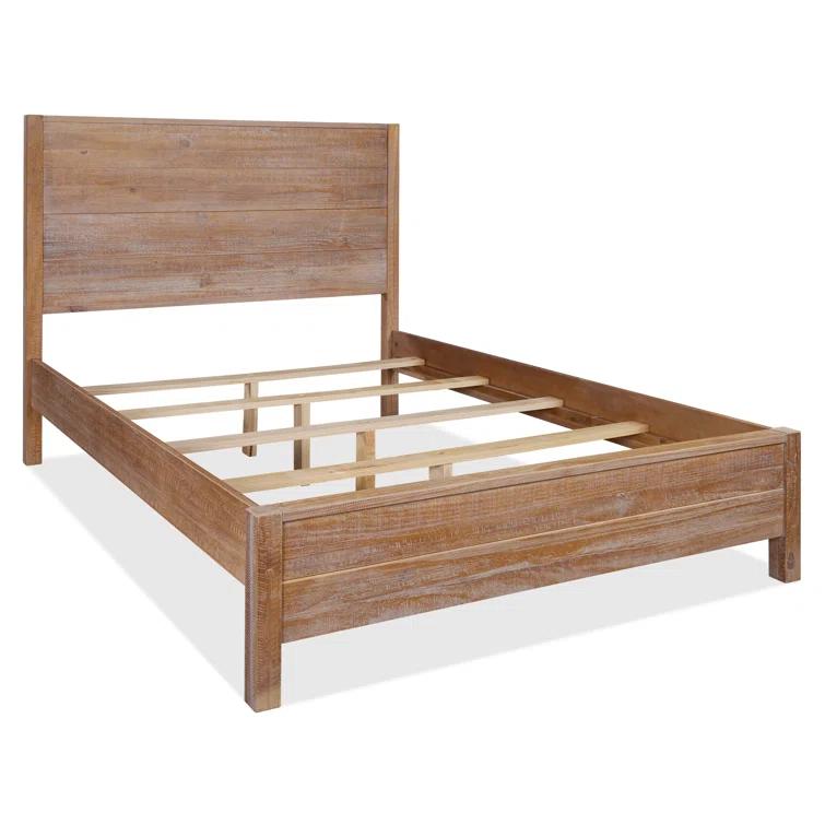 Montauk Solid Wood Panel Bed