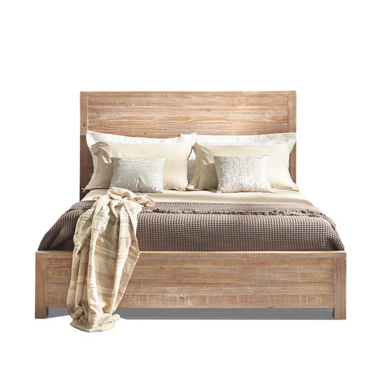 Montauk Solid Wood Panel Bed