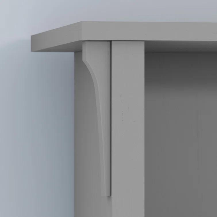 Inbox Zero Ozro L-Shape Credenza Desk with Hutch