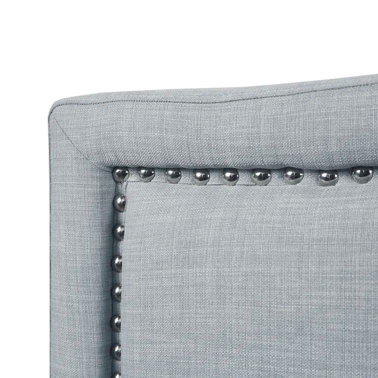 Gracie Oaks Clouchete Nadine Upholstered Nailhead Headboard