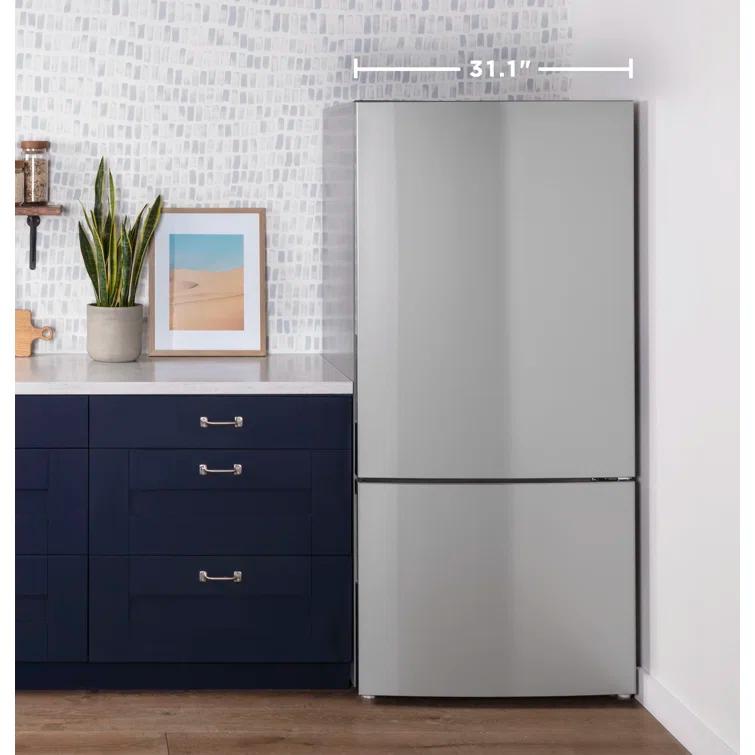 GE Appliances 31" Counter Depth Bottom Freezer 17.7 cu. ft. Refrigerator GBE17HYRFS