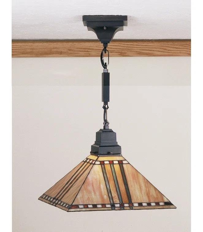 Meyda Lighting 1 - Light Mahogany Bronze Unique/Statement Pendant
