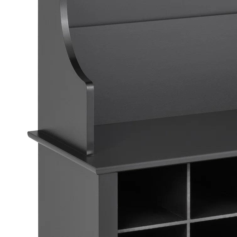 Gracie Oaks Gracie Hall Tree 60'' Wide with Bench and Shoe Storage