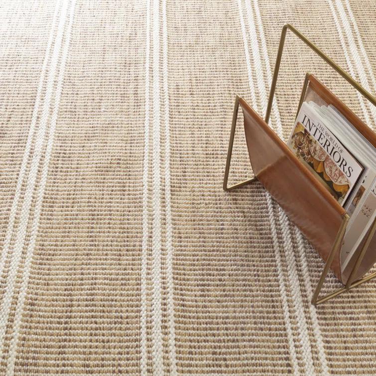 Malta Natural Handwoven Wool Rug