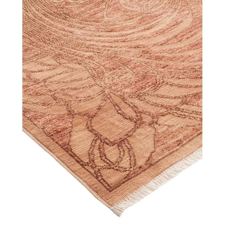 Solo Rugs One-of-a-Kind Hand-Knotted New Age 6' x 8'9" Wool Area Rug in Beige | Perigold