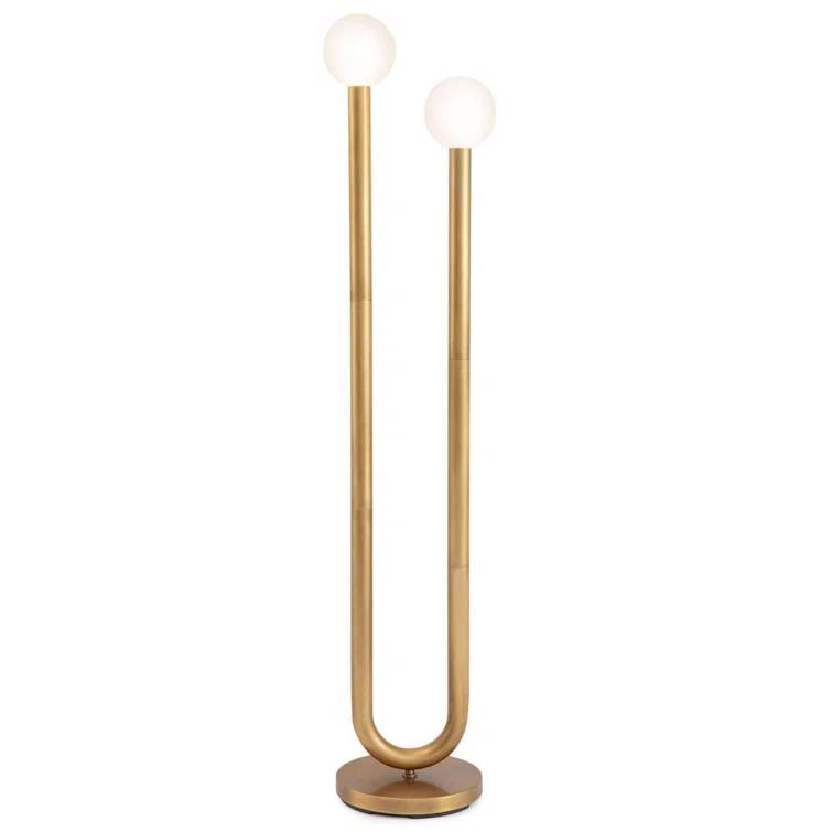 Happy Floor Lamp by Regina Andrew - Natural Brass