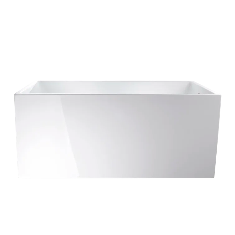 47" x 29" Freestanding Soaking Acrylic Bathtub