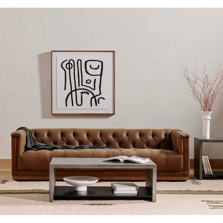 Concrete Rectangular Coffee Table (48")