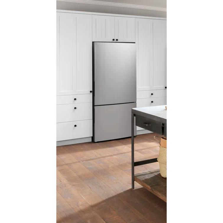 GE Appliances 31" Counter Depth Bottom Freezer 17.7 cu. ft. Refrigerator GBE17HYRFS