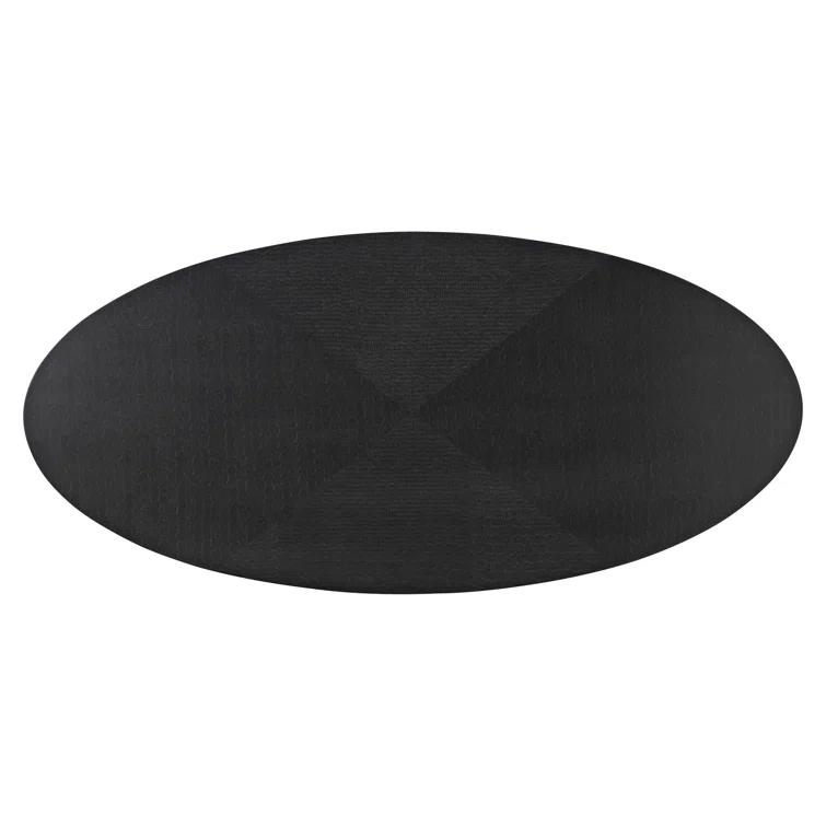 Bernhardt Silhouette Oval Metal Base Writing Desk