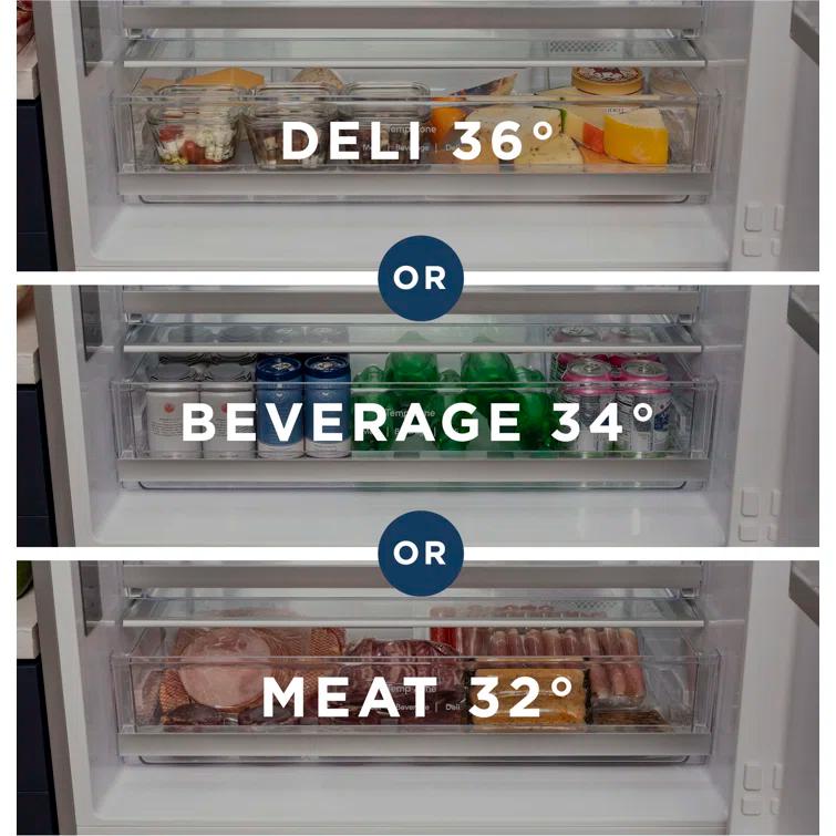 GE Appliances 31" Counter Depth Bottom Freezer 17.7 cu. ft. Refrigerator GBE17HYRFS