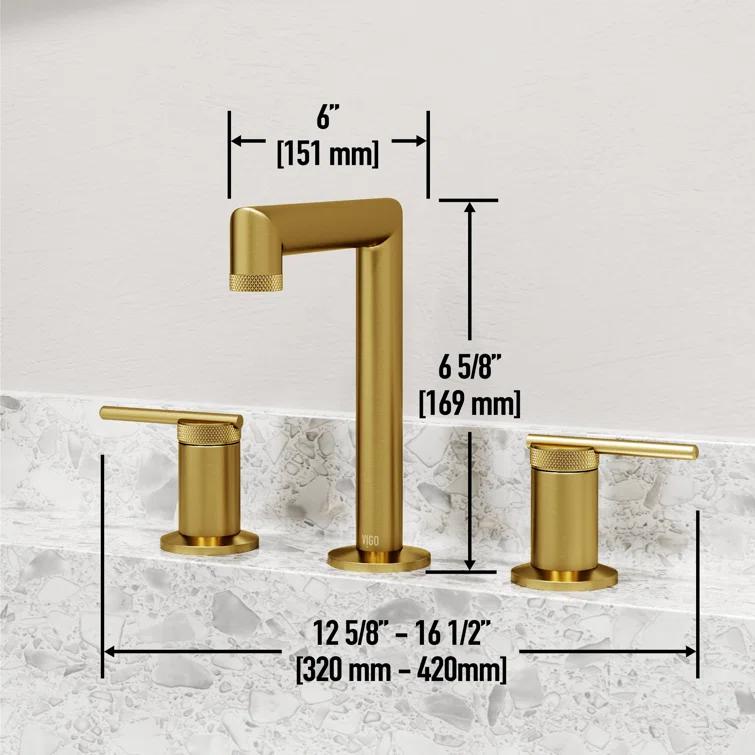 Sterling 7" H Two Handle Widespread Bathroom Faucet