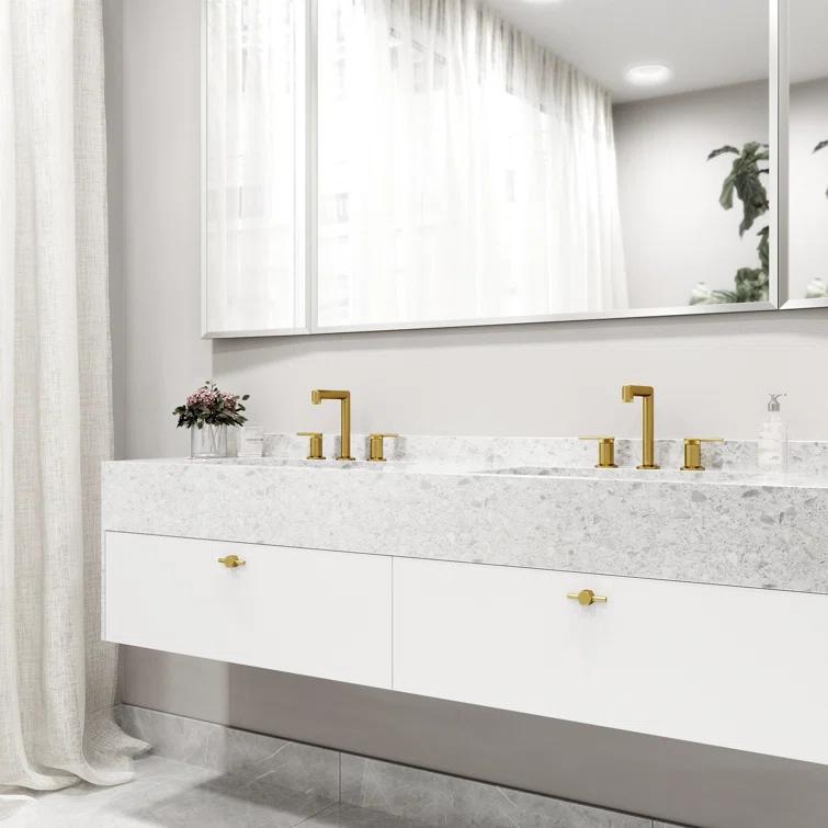 Sterling 7" H Two Handle Widespread Bathroom Faucet