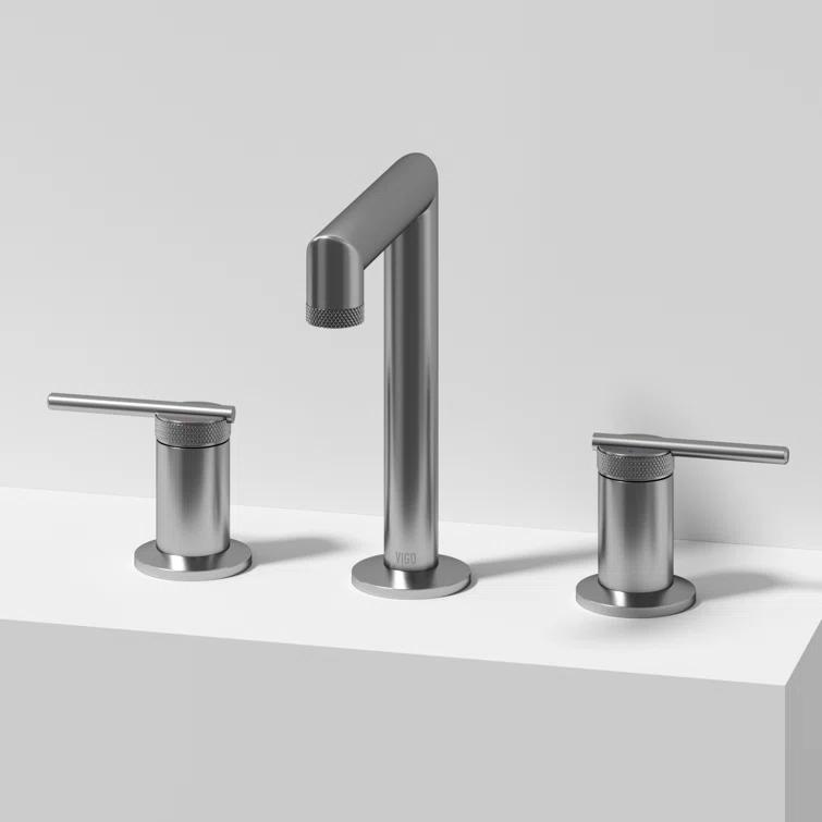 Sterling 7" H Two Handle Widespread Bathroom Faucet