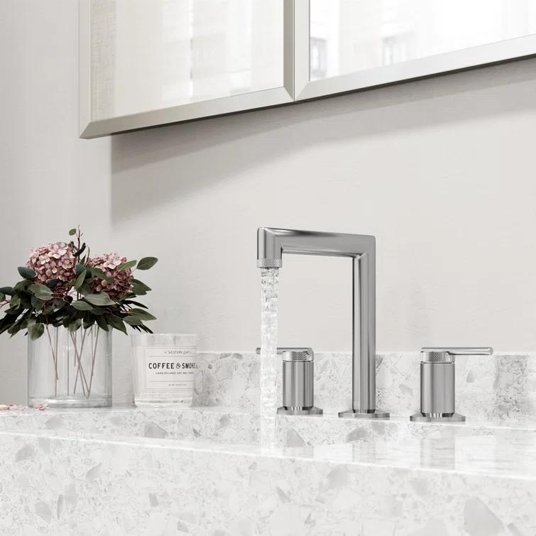 Sterling 7" H Two Handle Widespread Bathroom Faucet