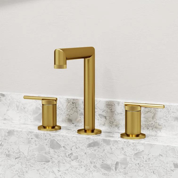 Sterling 7" H Two Handle Widespread Bathroom Faucet