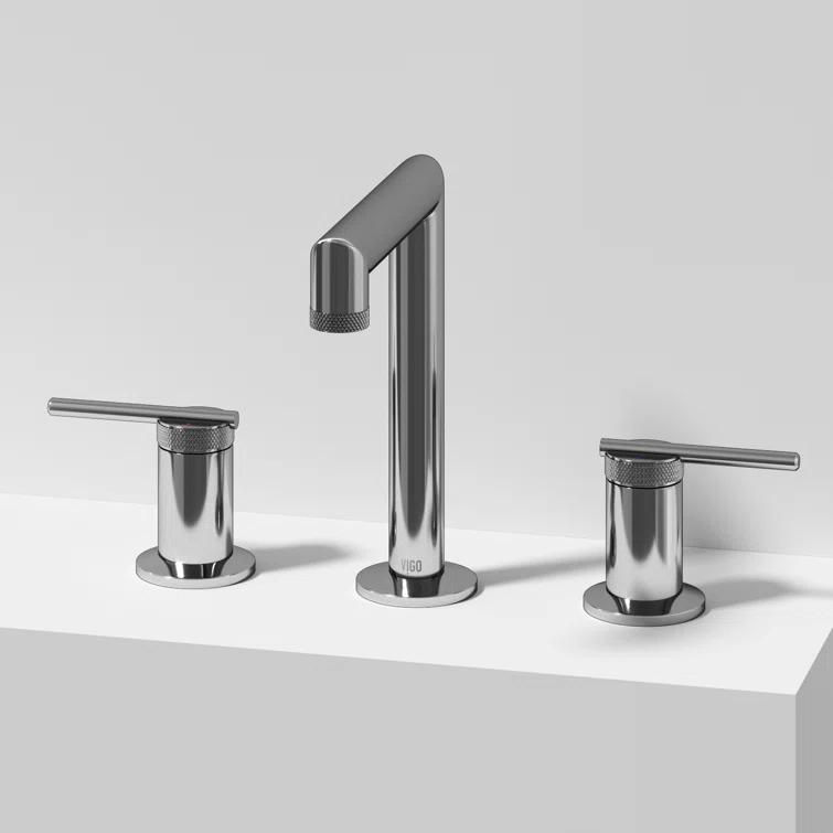 Sterling 7" H Two Handle Widespread Bathroom Faucet