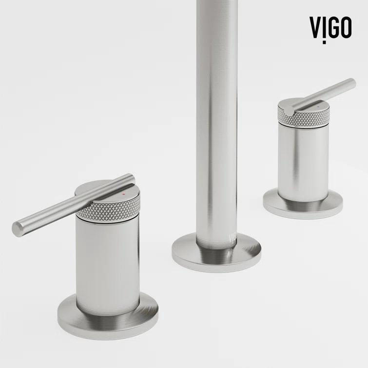 Sterling 7" H Two Handle Widespread Bathroom Faucet