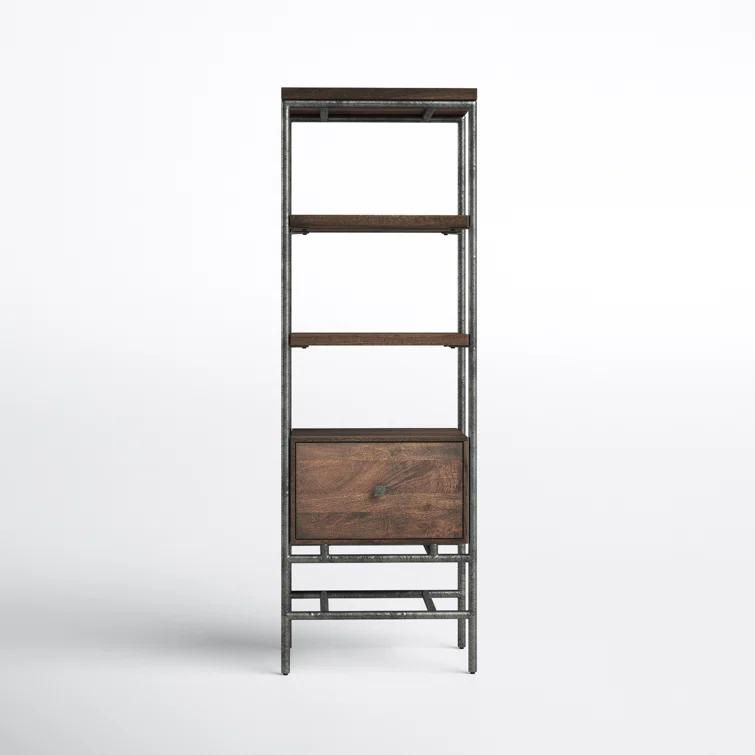 Gerti Narrow Etagere Bookcase