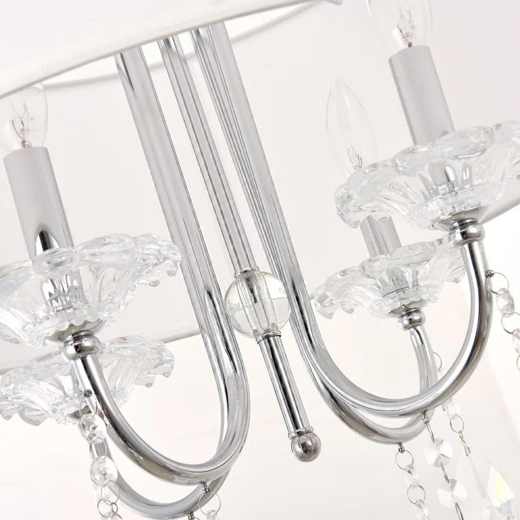 Bliss 4 - Light Dimmable Drum Chandelier
