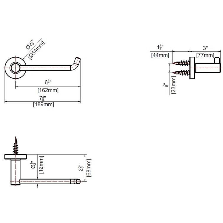 Kree Wall Mounted Toilet Paper Holder