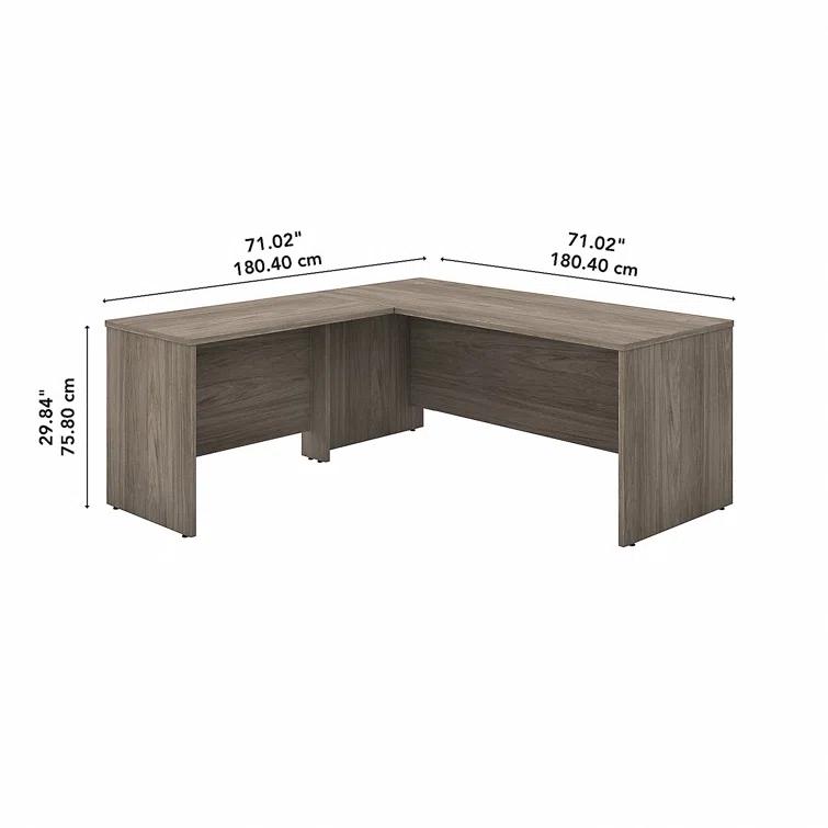 Studio C L Shaped Desk with Return