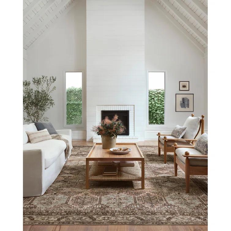 Billie Rug by Amber Lewis x Loloi - Clay and Sage / 7'6" x 9'6"