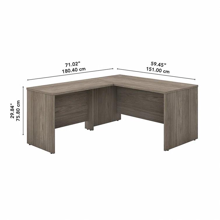 Studio C L Shaped Desk with Return