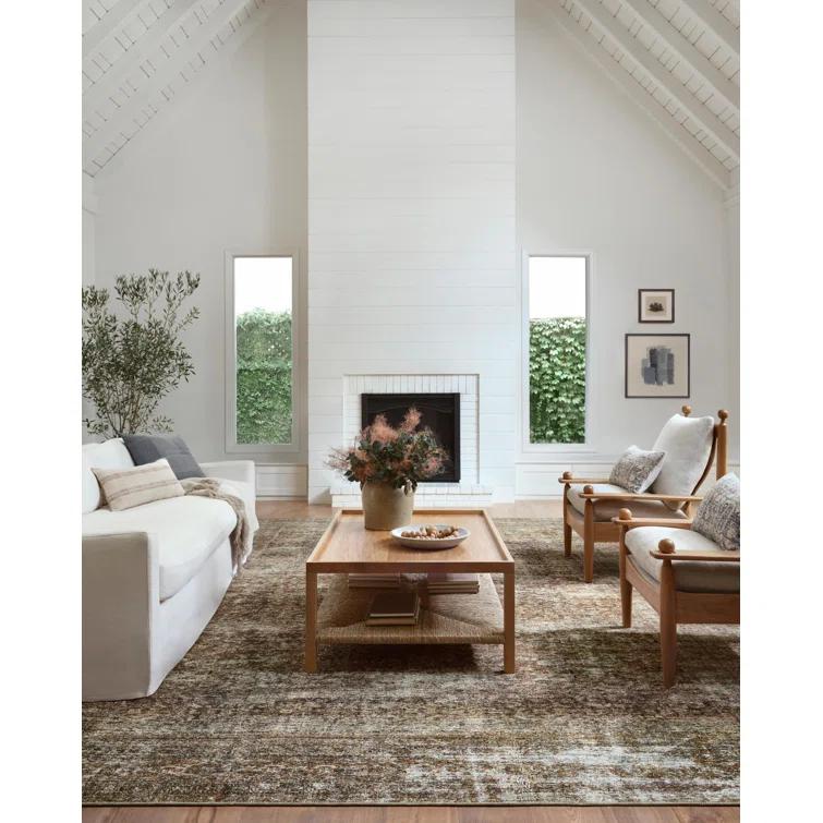 Billie Oriental Tobacco/Rust Area Rug
