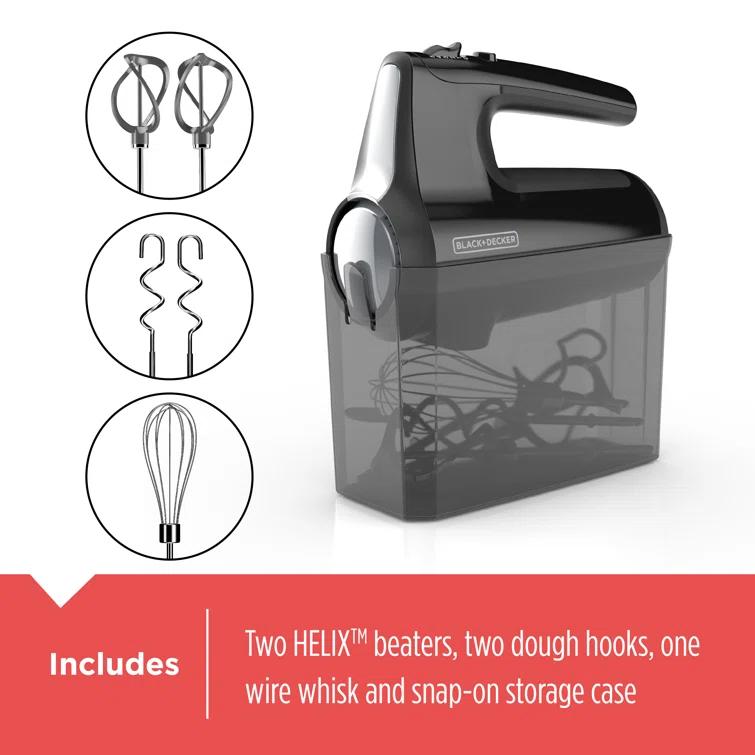 BLACK+DECKER 5 Speed Hand Mixer