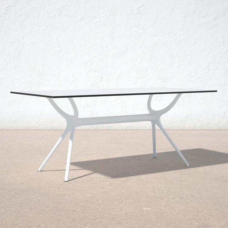 Farrah Synthetic Laminate Outdoor Dining Table