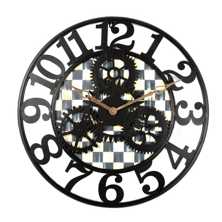 Courtly Check® Small Farmhouse Wall Clock